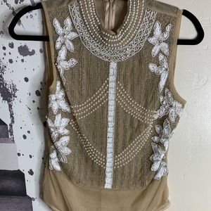 MISSGUIDED BALMAIN INSPIRED BODYSUIT
